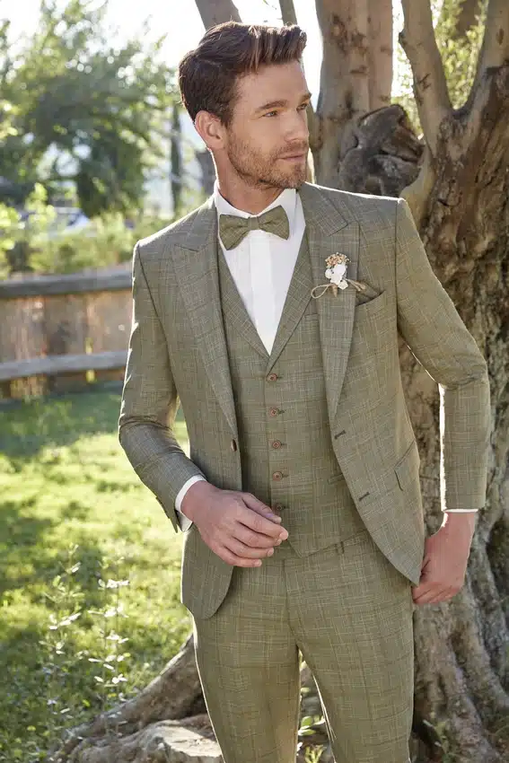 Traje de Novio Verde