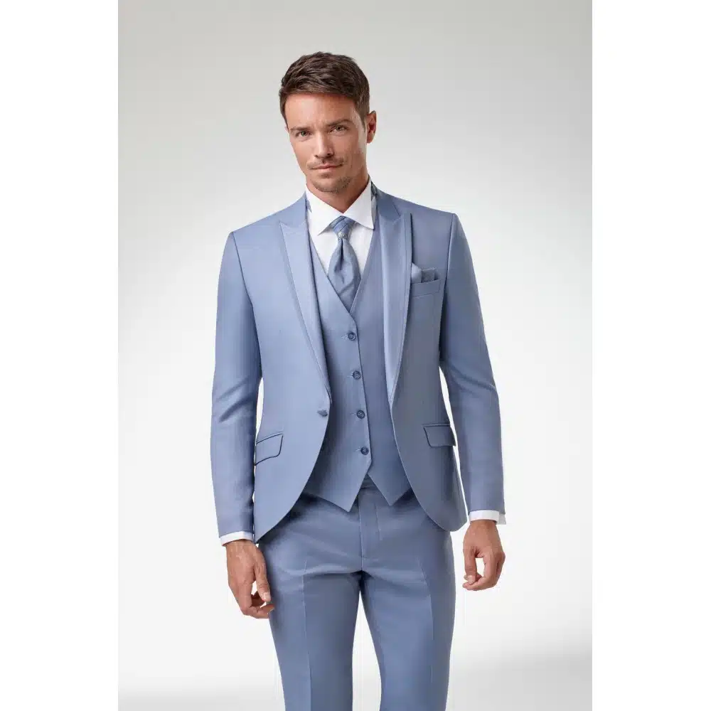 Traje de Novio Azul