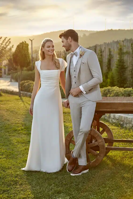 Traje de Novio Gris