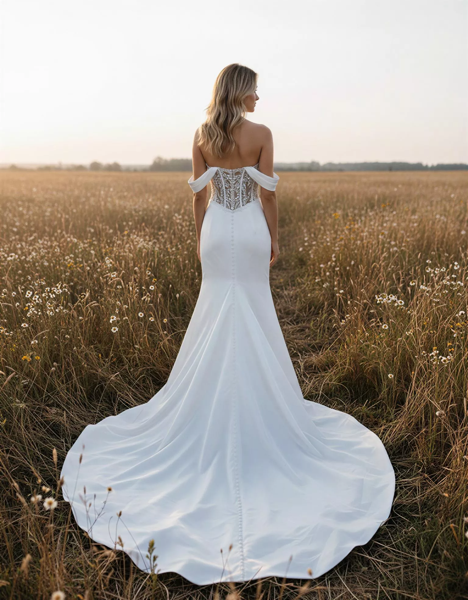 Elionora_Vestido_Novia_ crepe_palabra de honor_espaldailusion-atelierdebodas