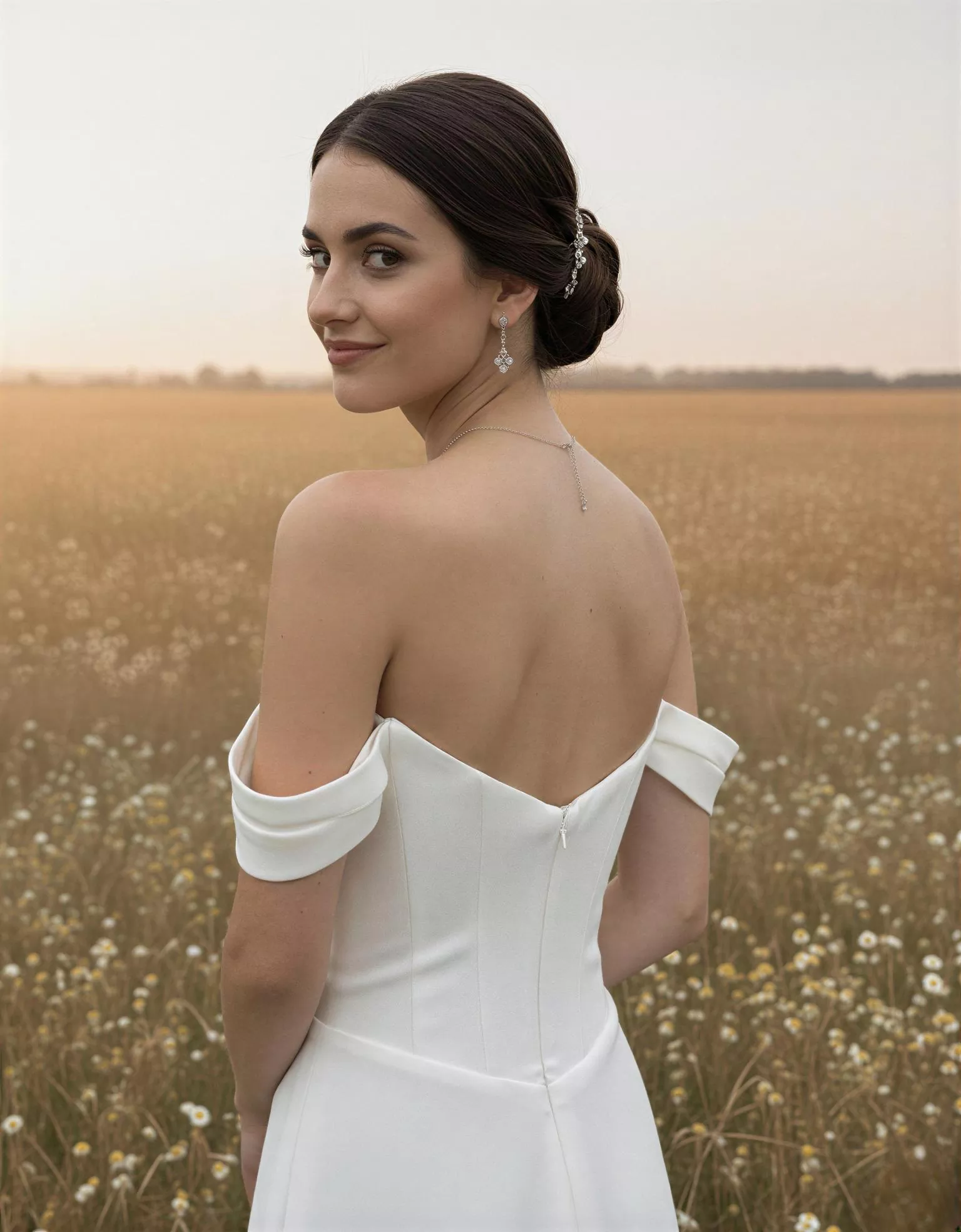 Elyon_Vestido_Novia_ crepe_palabra de honor_espaldav-atelierdebodas