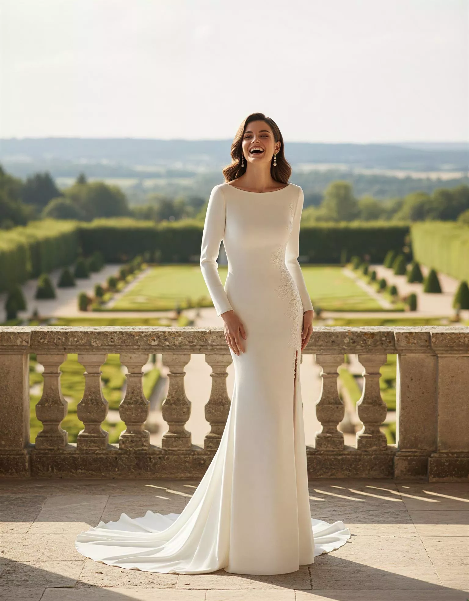 rynelle_Vestido_Novia_Crepe_ manga larga