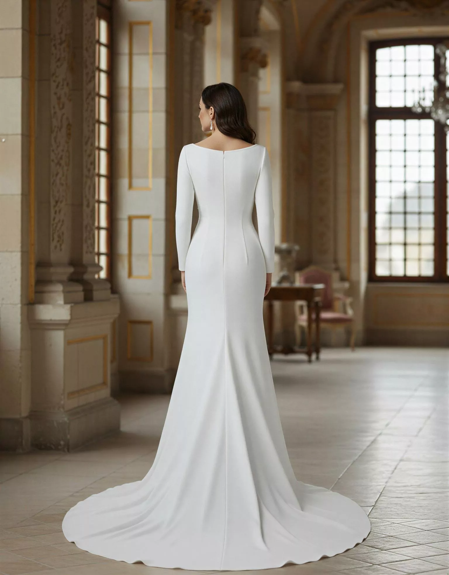 rynelle_Vestido_Novia_Crepe_ manga larga