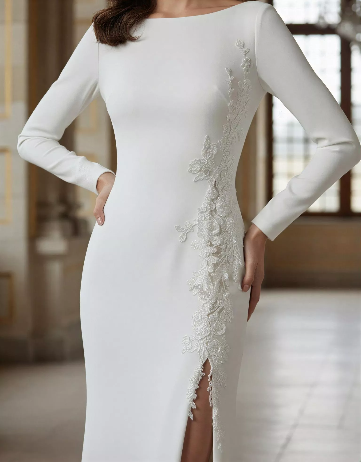 rynelle_Vestido_Novia_Crepe_ manga larga