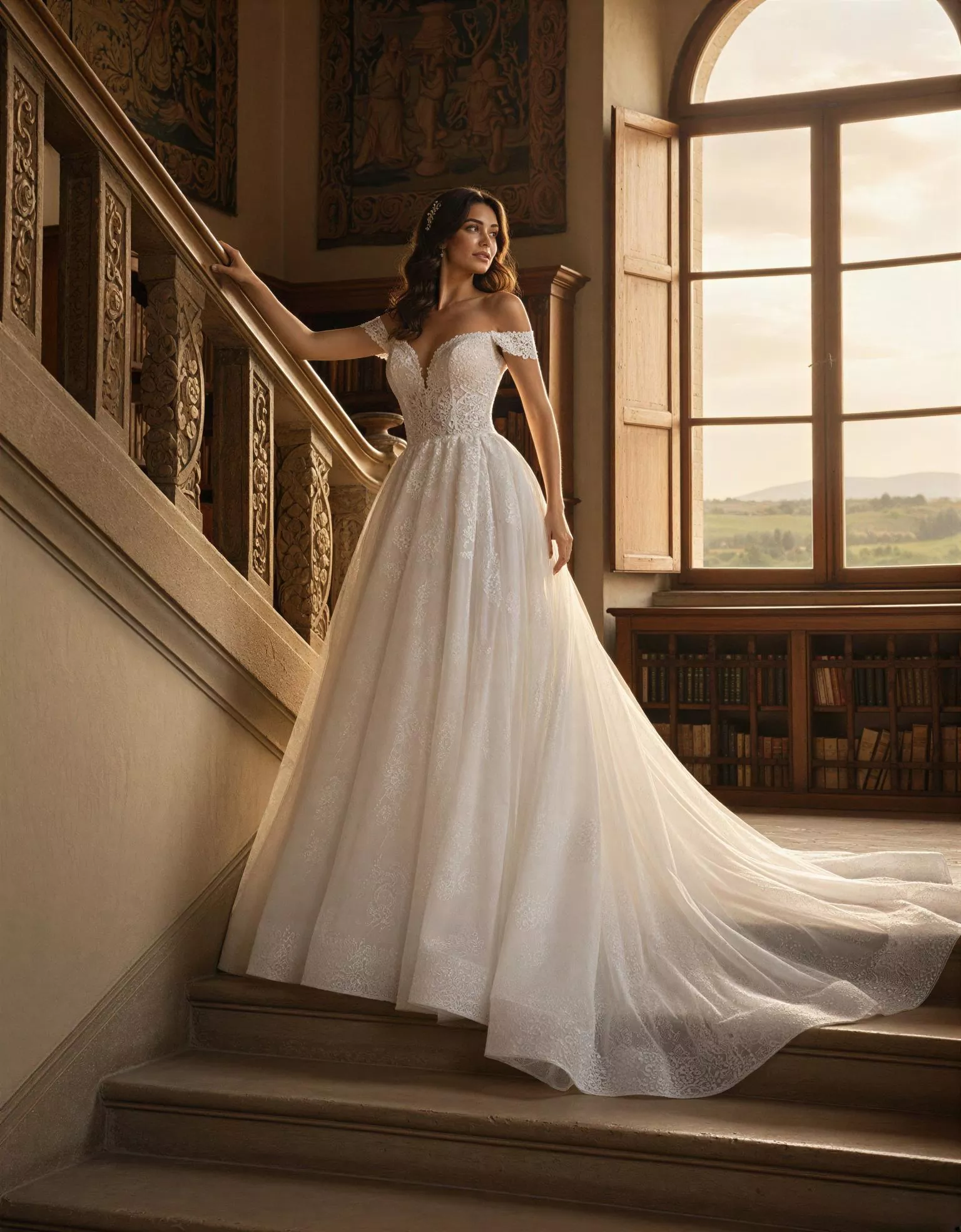 vestido-novia-rielle-atelierromance-tul-escotev-espaldaencorsé-atelierdebodas