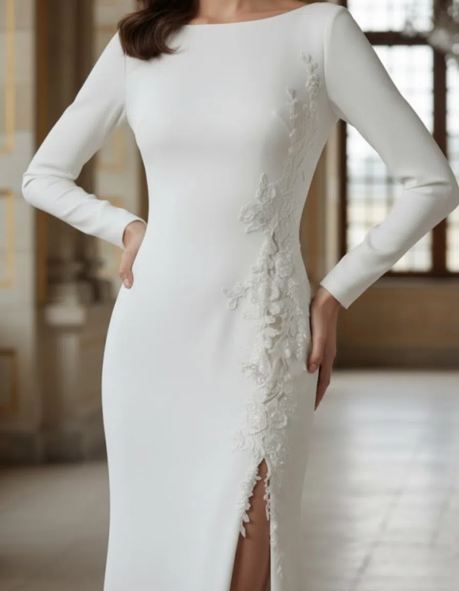 rynelle_Vestido_Novia_Crepe_ manga larga