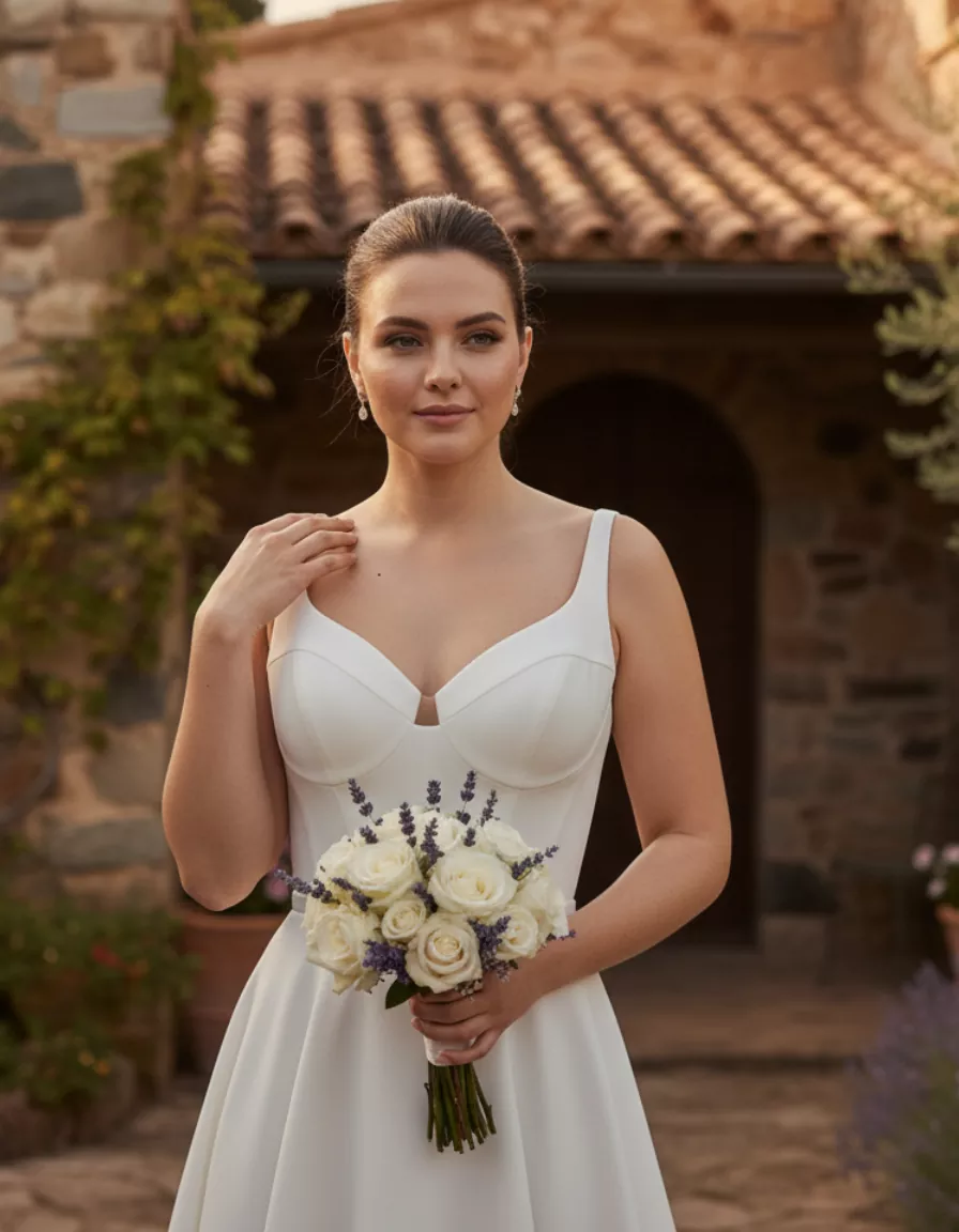 vestido-novia-Rhosira-atelierromance-satén-escotecorazón-espaldaabierta-atelierdebodas