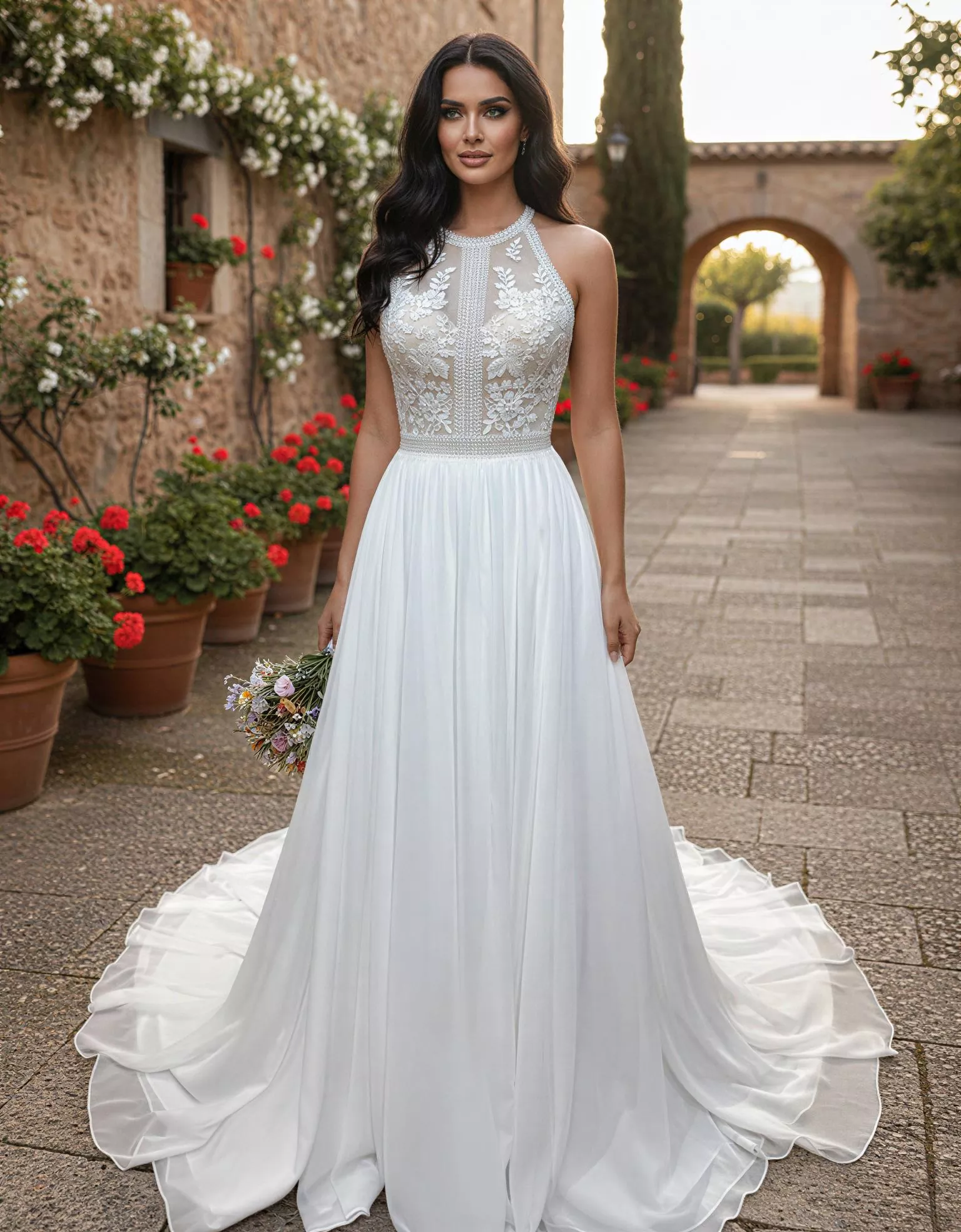 vestido-novia-briselia-atelierboheme-encaje-escotecerrado-espaldacerrada-atelierdebodas