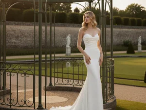 vestido-novia-rivora-atelierromance-crepé-escotecorazón-espalcorsé-atelierdebodas