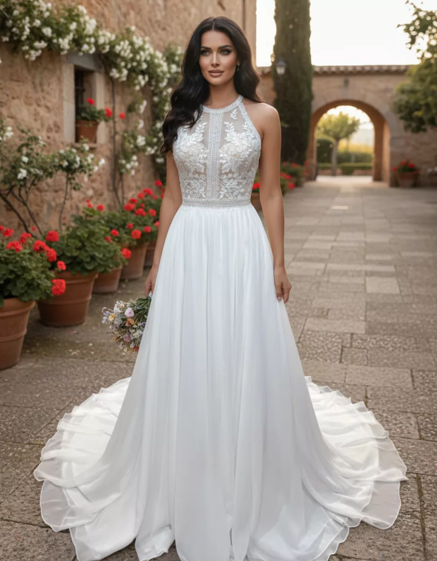 vestido-novia-briselia-atelierboheme-encaje-escotecerrado-espaldacerrada-atelierdebodas