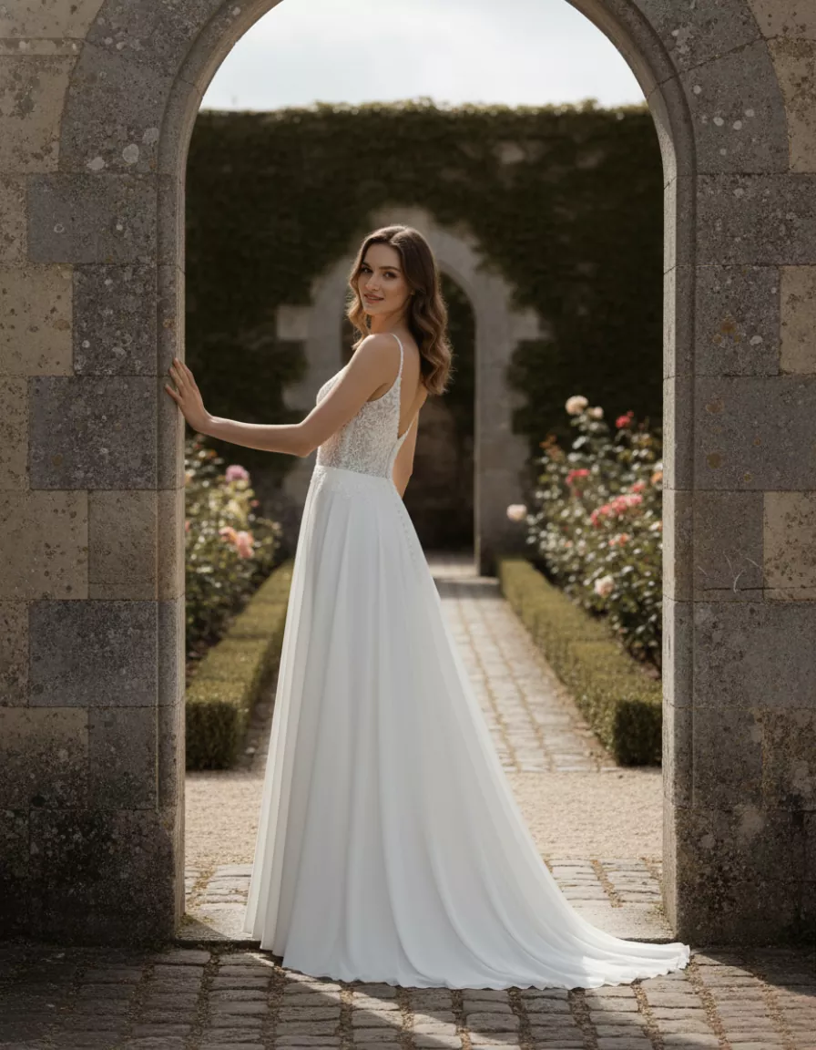 vestido-novia-ryva-atelierromance-encaje-escotev-espaldaabierta-atelierdebodas