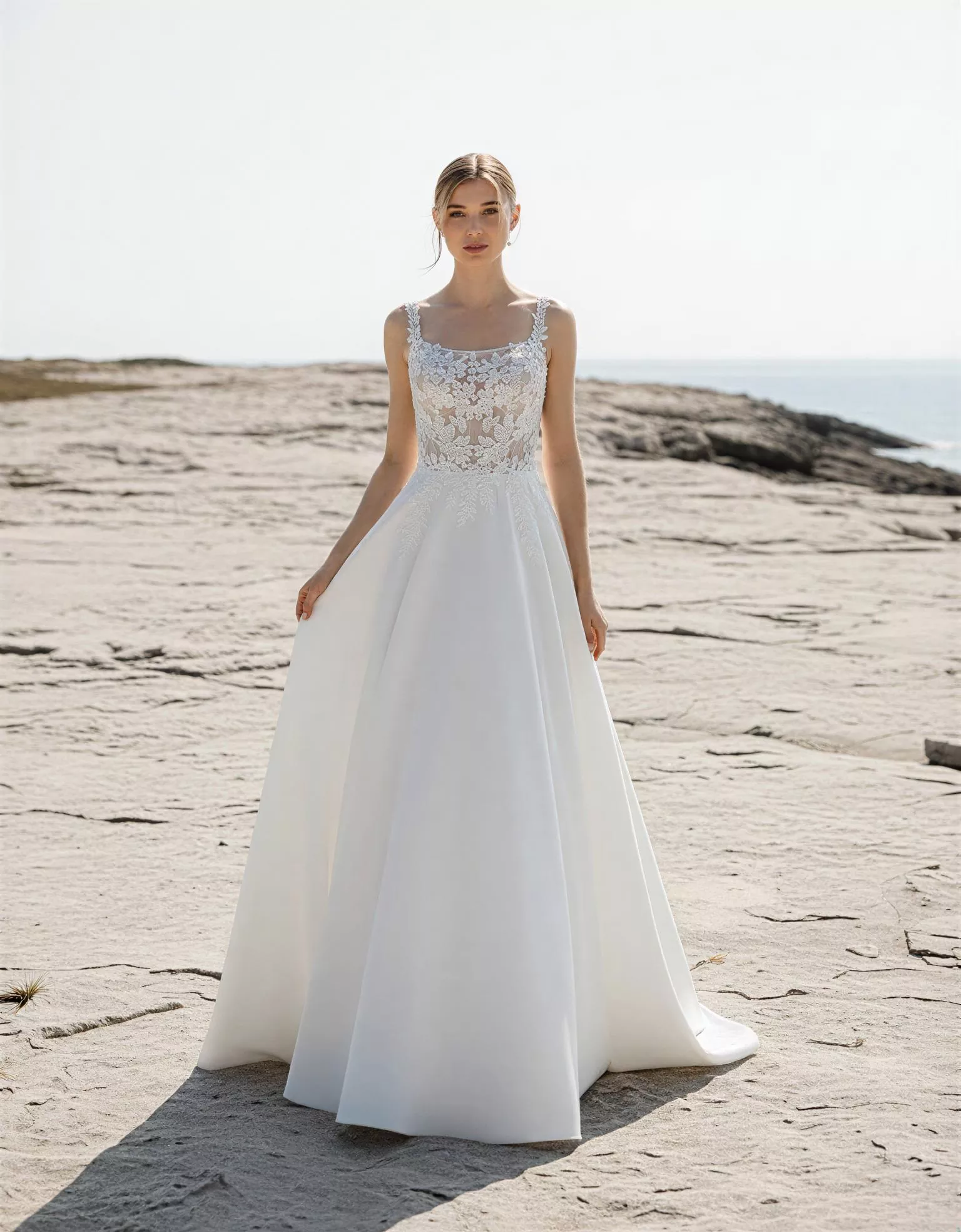 vestido-novia-talise-atelierromance-encaje-escotecerrado-espaldaenu-atelierdebodas