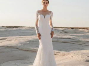 vestido-novia-kioto-ateliercouture-encaje-escotecorazón-espaldacerrada-atelierdebodas
