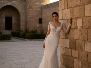 vestido-novia-lantana-ateliercouture-encaje-escotecorazón-espaldacerrada-atelierdebodas