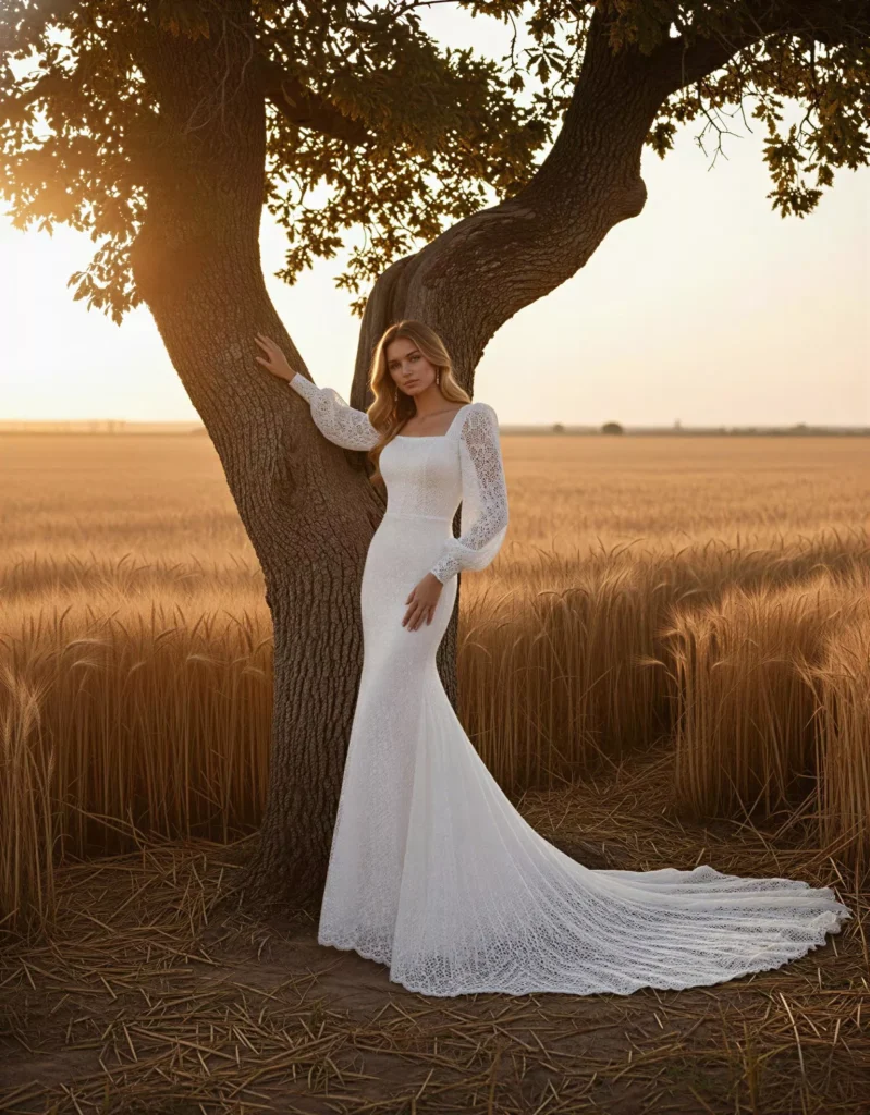 vestido-novia-eclat-atelieressentials-encaje-escoterecto-espaldarecta-atelierdebodas