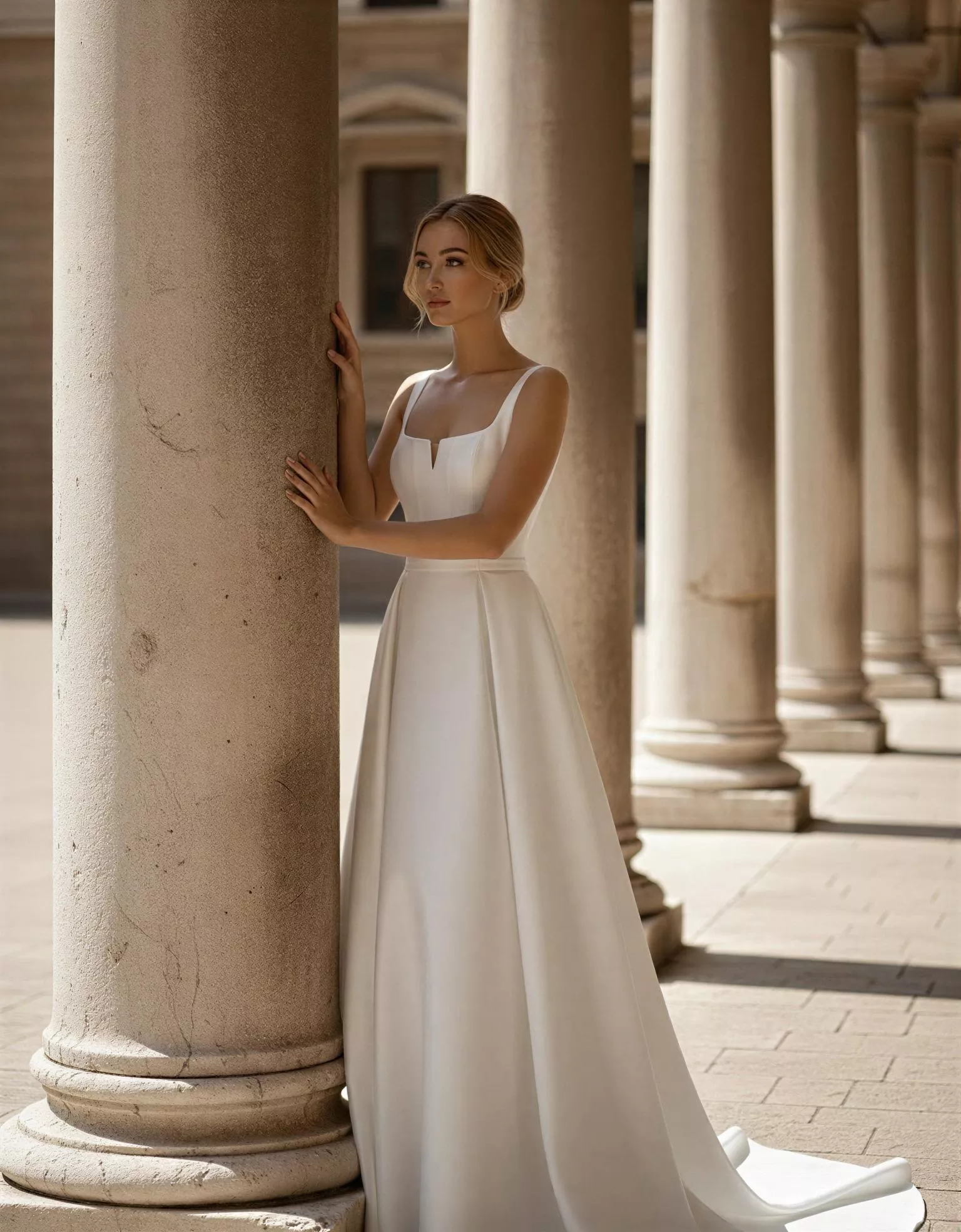 vestido-novia-pixie-atelierromance-crepé-escoterecto-espaldarecta-atelierdebodas