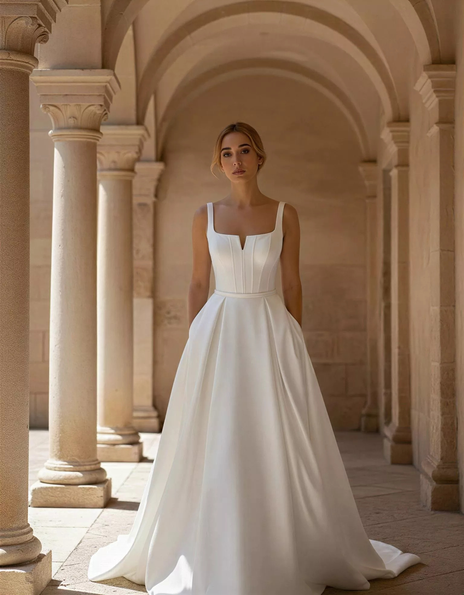 vestido-novia-pixie-atelierromance-crepé-escoterecto-espaldarecta-atelierdebodas