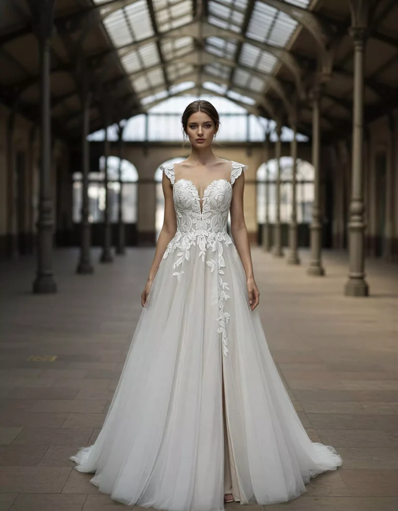 vestido-novia-primacy-atelierromance-Tul-escoteenv-espaldacerrada-atelierdebodas