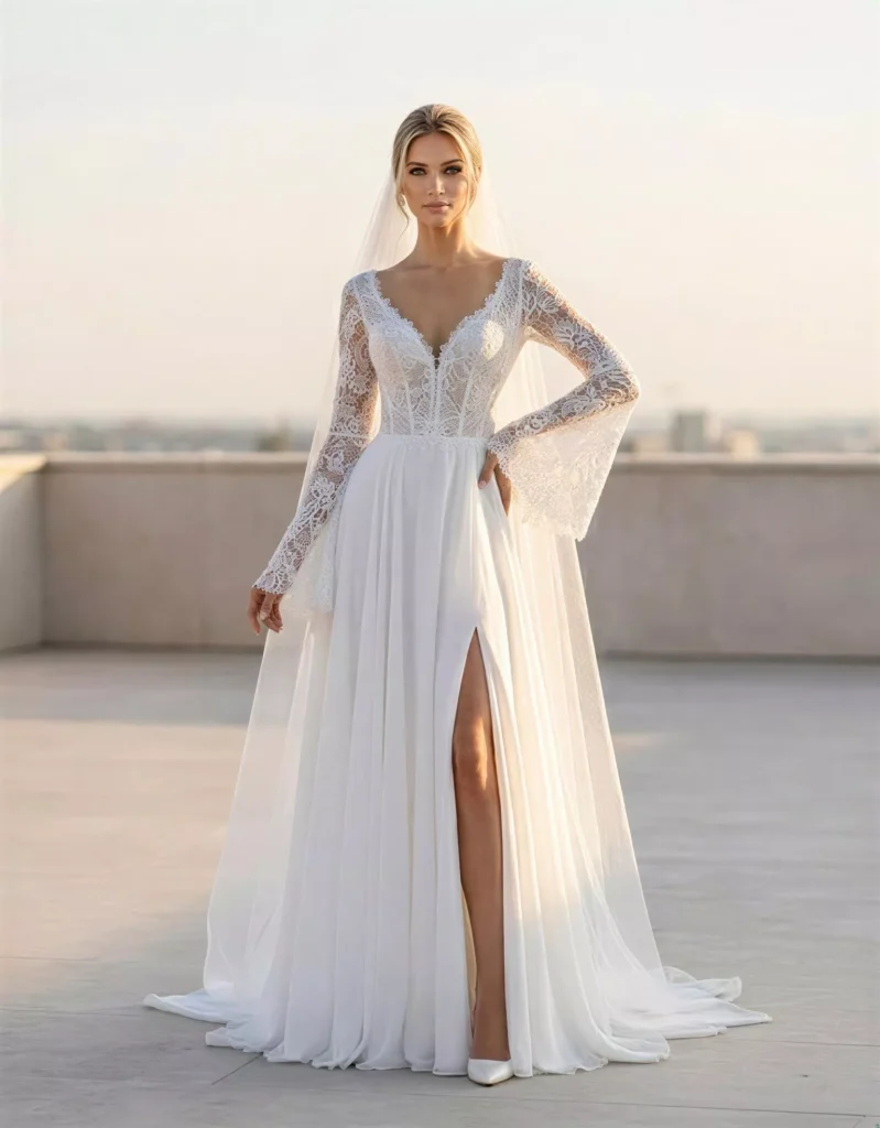 vestido-novia-paline-ateliercouture-encaje-escotecorazón-espaldaenv-atelierdebodas