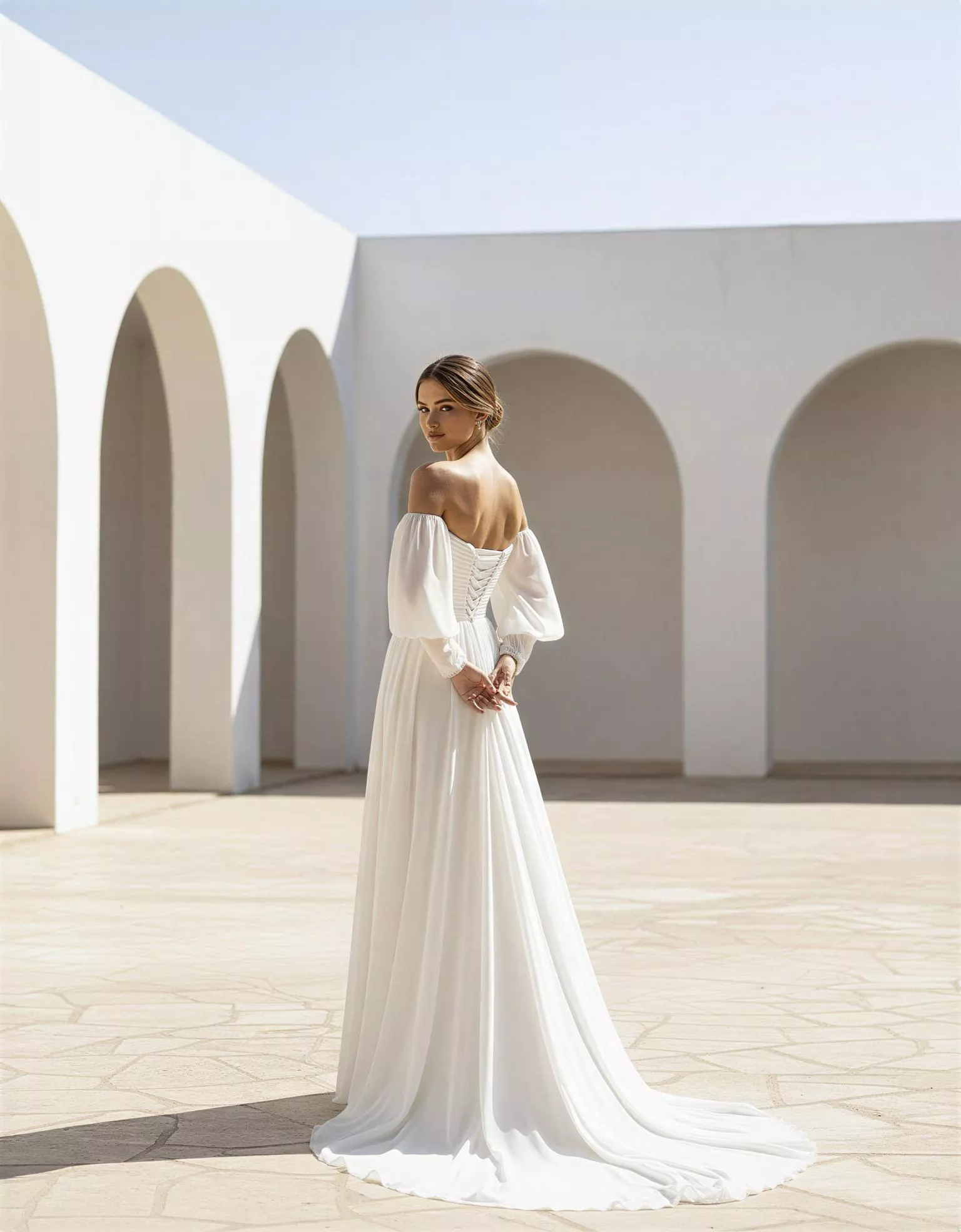 vestido-novia-lianad-atelierboheme-gasa-escotecerrado-espaldacorsé-atelierdebodas