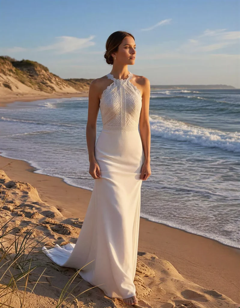 vestido-novia-azucena-atelierromance-encaje-escotecerrado-espaldacerrada-atelierdebodas