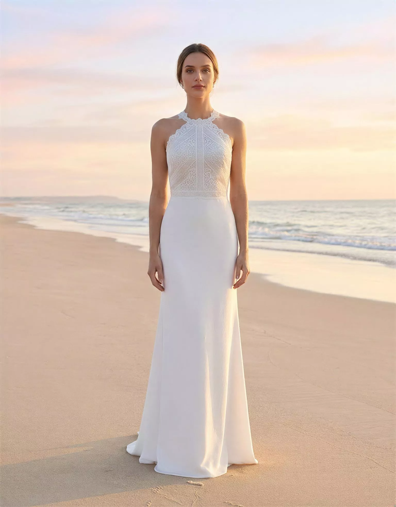 vestido-novia-azucena-atelierromance-encaje-escotecerrado-espaldacerrada-atelierdebodas