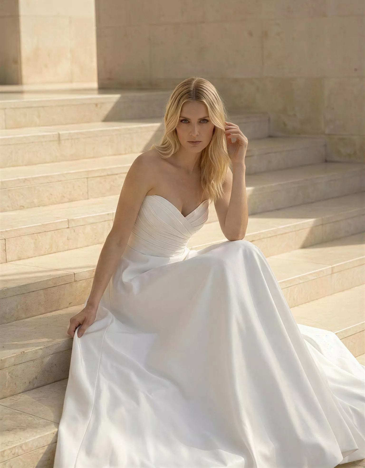 vestido-novia-tulipan-atelierromance-satén-escotecorazón-espaldarecta-editoral-atelierdebodas