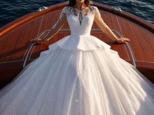 vestido-novia-lavigna-atelierromance-pedreria-escotecerrado-espaldacerrada-frente-atelierdebodas