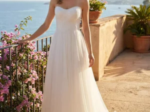 vestido-novia-clers-atelierromance-encaje-escotecorazón-espaldacorsé-frente-atelierdebodas