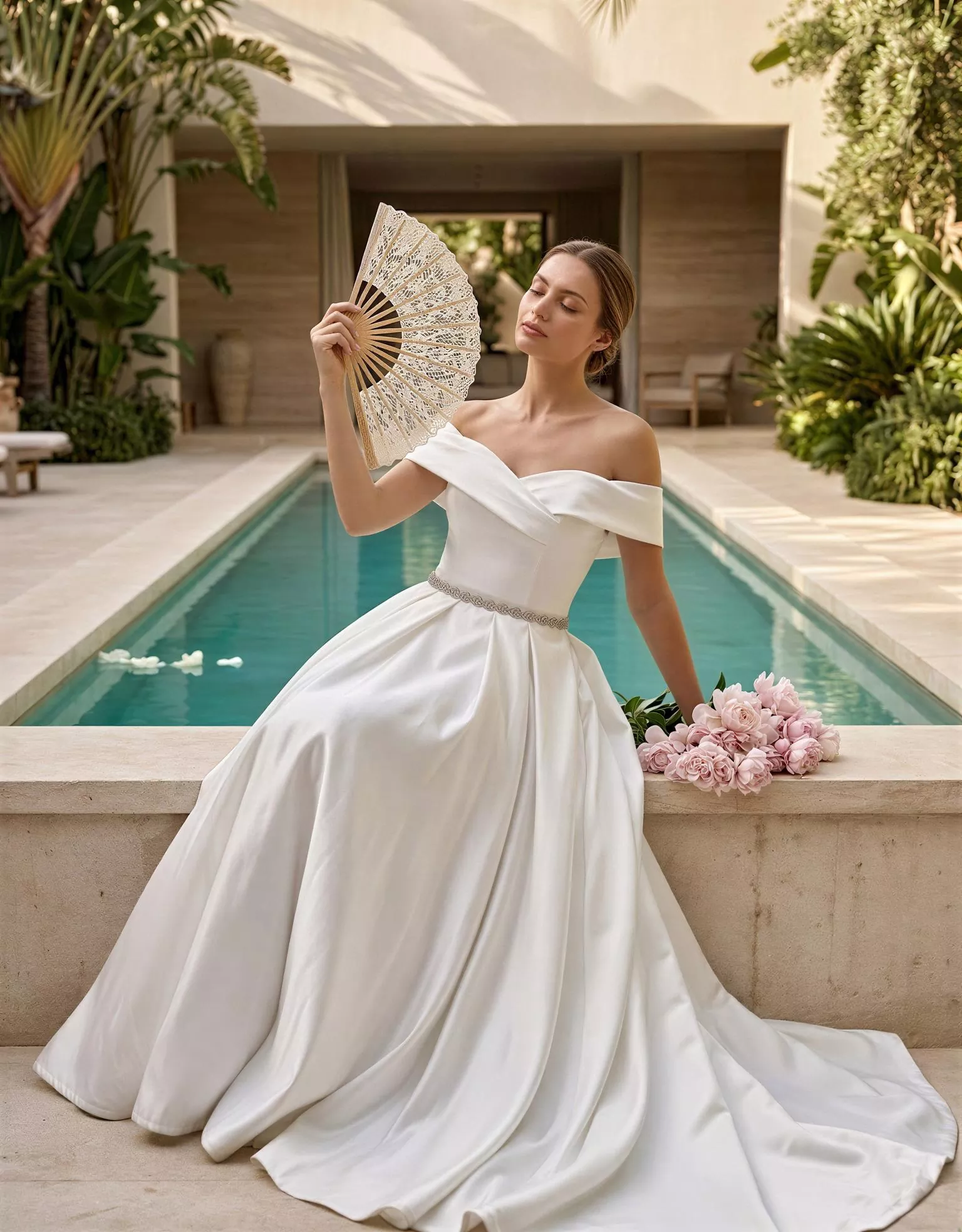 vestido-novia-holyoke-atelierromance-crepé-escoterecto-espaldarecta-frente-atelierdebodas